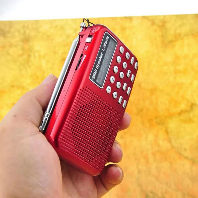 L-065 Многофункциональный Мини цифровой диктофон динамик с fm-радио MP3-плеер светодиодный фонарик Поддержка TF/USB