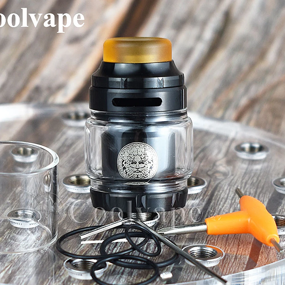 coolvape Zeus RTA Atomizer 3.5ml 4.5ml 510 thread vape tank with vaporizer rta rebuildable e cigatomizer vs X mesh | Электроника