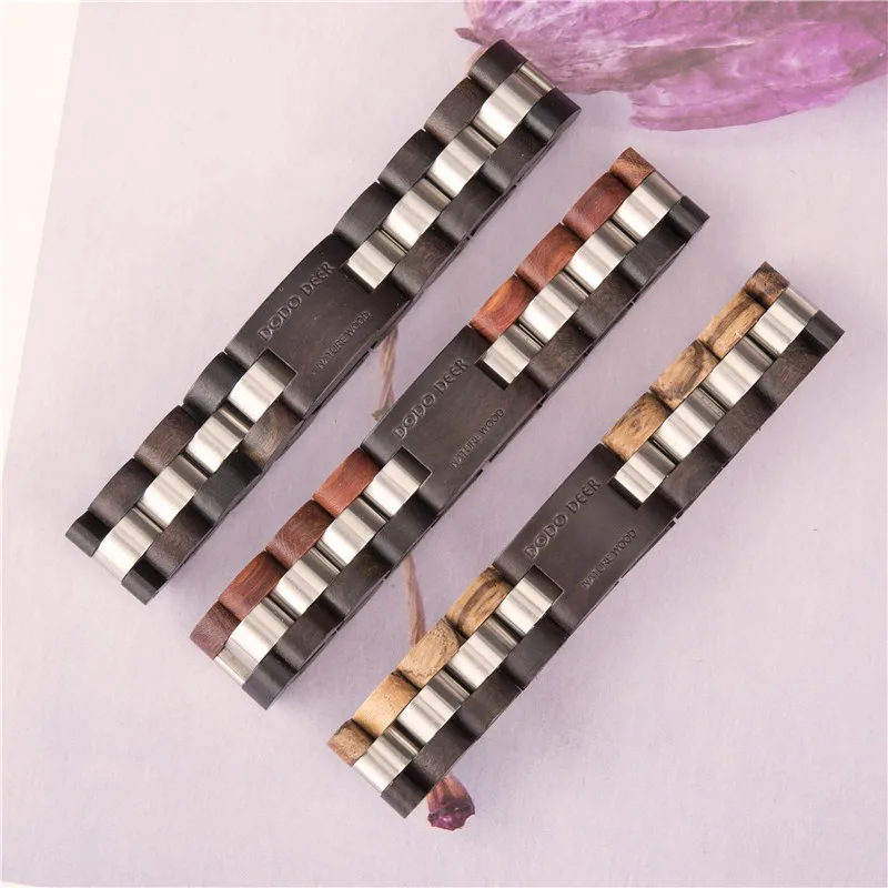 

DODO DEER Pure Natural Handraft Wooden Bracelet Homme Men Colorful Pulseras Wooden Bangle Jewelry Gift Great Gifts S01