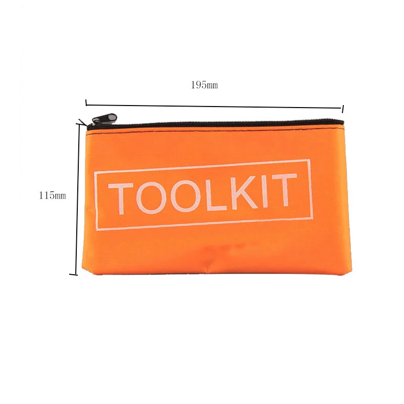 Orange 1pc Многофункциональные мужские ручные сумки для инструментов Большая вместительная Портативная сумка для инструментов аппаратные отвертки чехол Ремонтный комплект водонепроницаемые сумки - Цвет: Orange 1pc