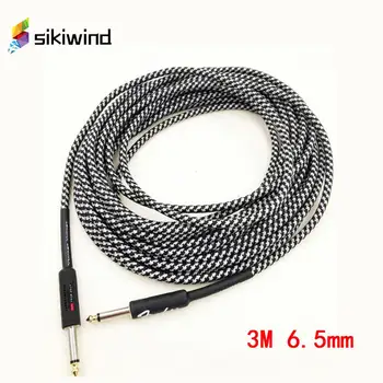 

Electric Guitar Cable Wire Cord Double-head Aluminum Alloy No Noise Shielded Bass Cable For Guitar Amplifier Musical Instruments