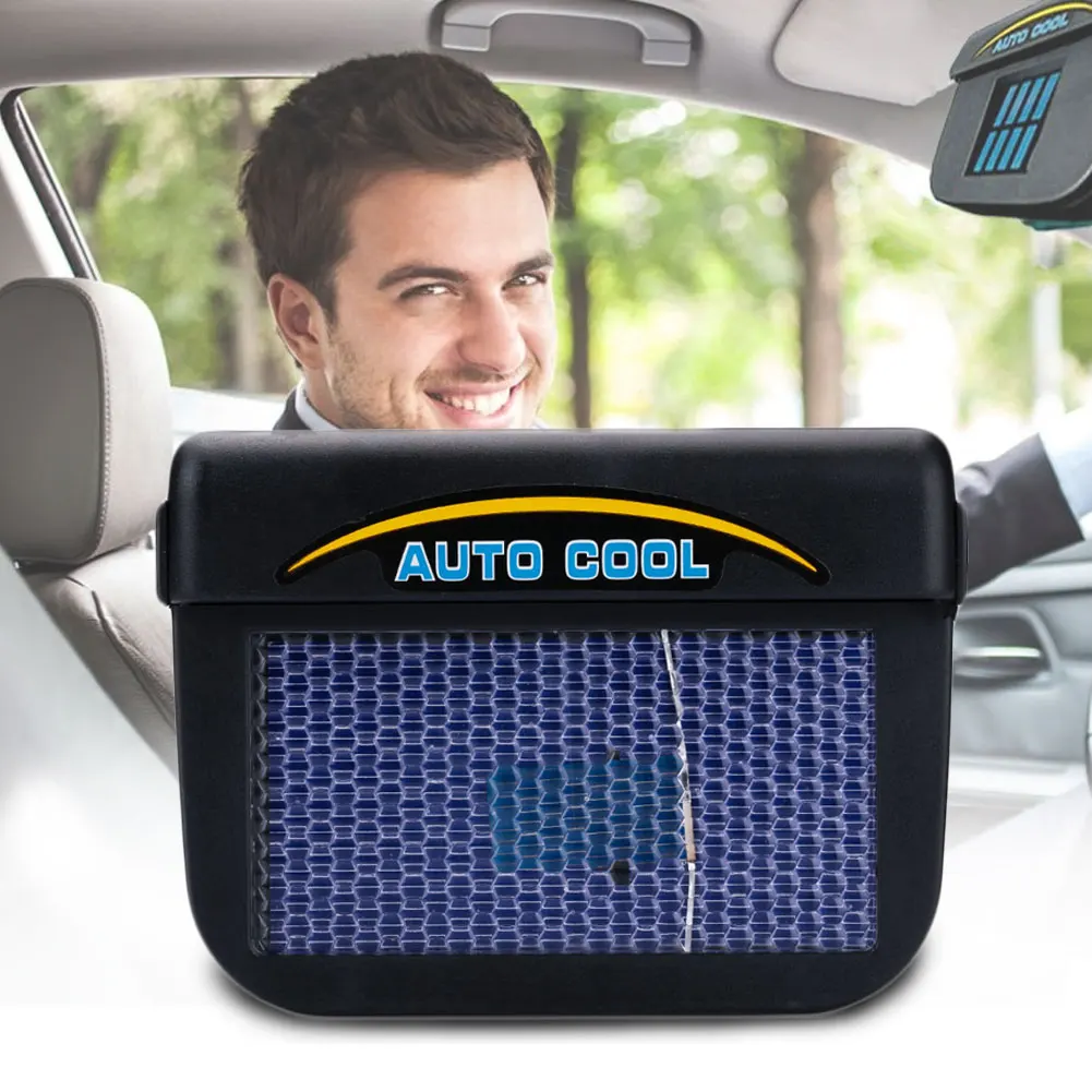 

Vehicle Window Fan Solar Energy Fan Car Exhaust Fan for Airiness Cooler Ventilation Exaustor Universal
