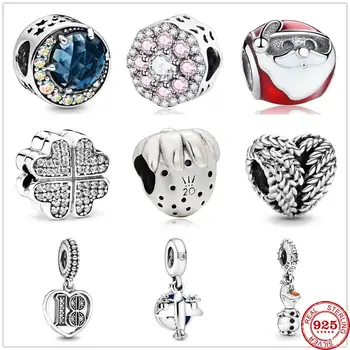 

2020 New Sweet Strawberry Moon and Night Sky Bead fit Original Pandora charms silver 925 Bracelet DIY for women jewelry Berloque