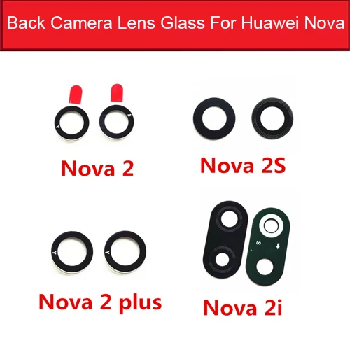 

Rear Camera Glass Lens For Huawei Nova 2 2i 2s Plus Back Camera Glass Lens Cover With Adhesive Replacement Repair Parts