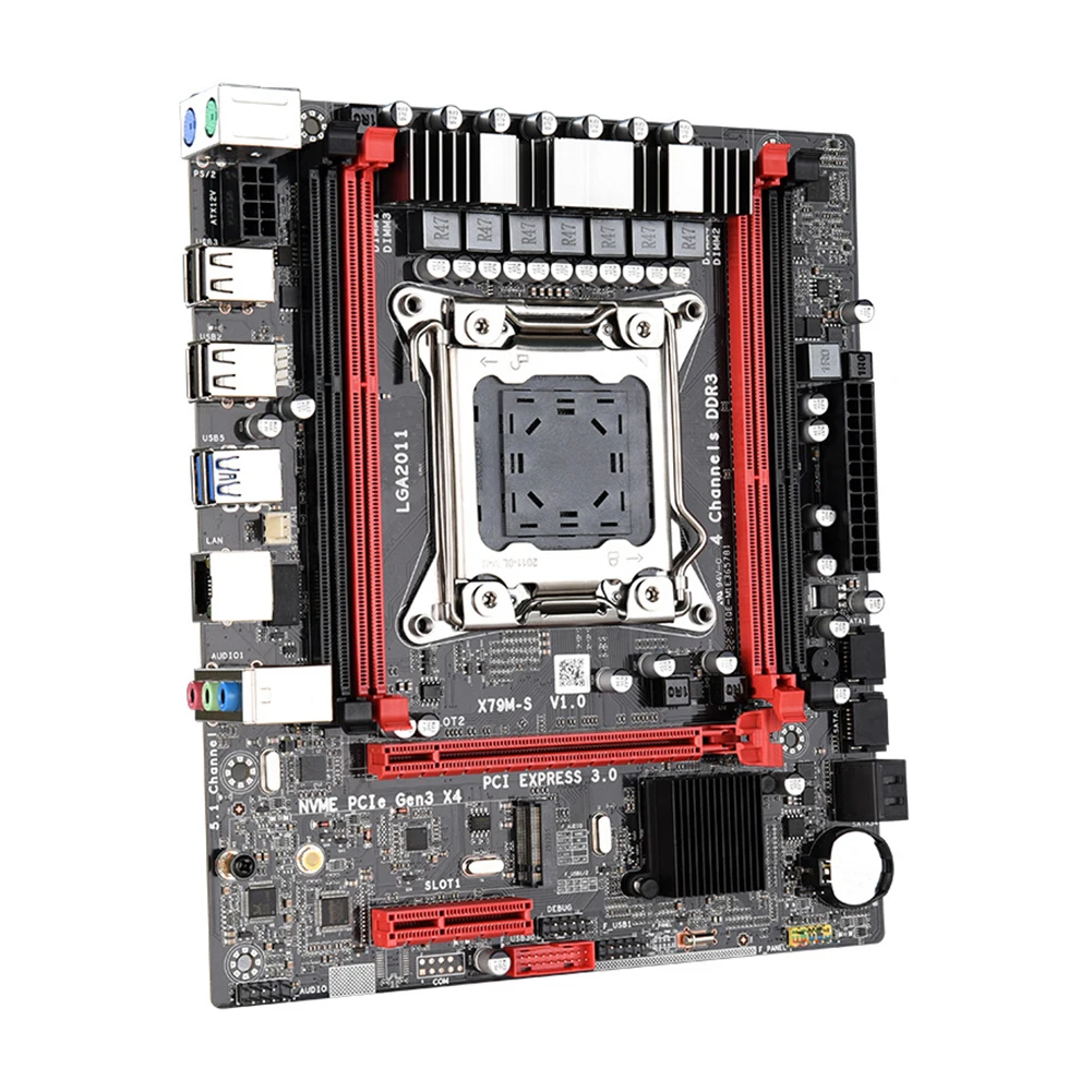 X79 2011 Pin Computer Accessories Replacement Components High Speed Motherboard PC Home Strong Compatibility Office For I7 E5