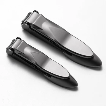 

Splash Proof Nail Clipper with Built-in Nail Debris Catcher Stainless Steel Nail Clippers for Fingernail Toenail S55