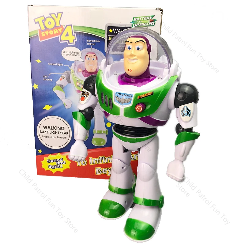 Оригинальная электрическая игрушка Disney Juguete История игрушек 4 светильник Buzz год с