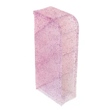 

Oblique insertion tassel flashing chalk holder desk desktop storage box stationery rack transparent cosmetic brush