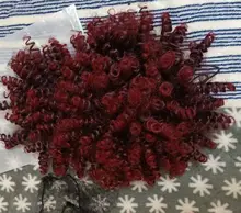 Leeons nuevo rizado flequillo de 11Color Pelo Rizado flequillo extensiones de cabello sintético Clip en el frente postizos ajustable