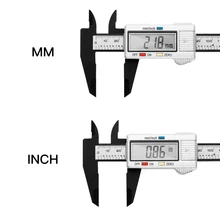 Calibrador digital Vernier de 6 pulgadas, herramienta de medir, regla de 100 mm, 150mm y 0,1mm