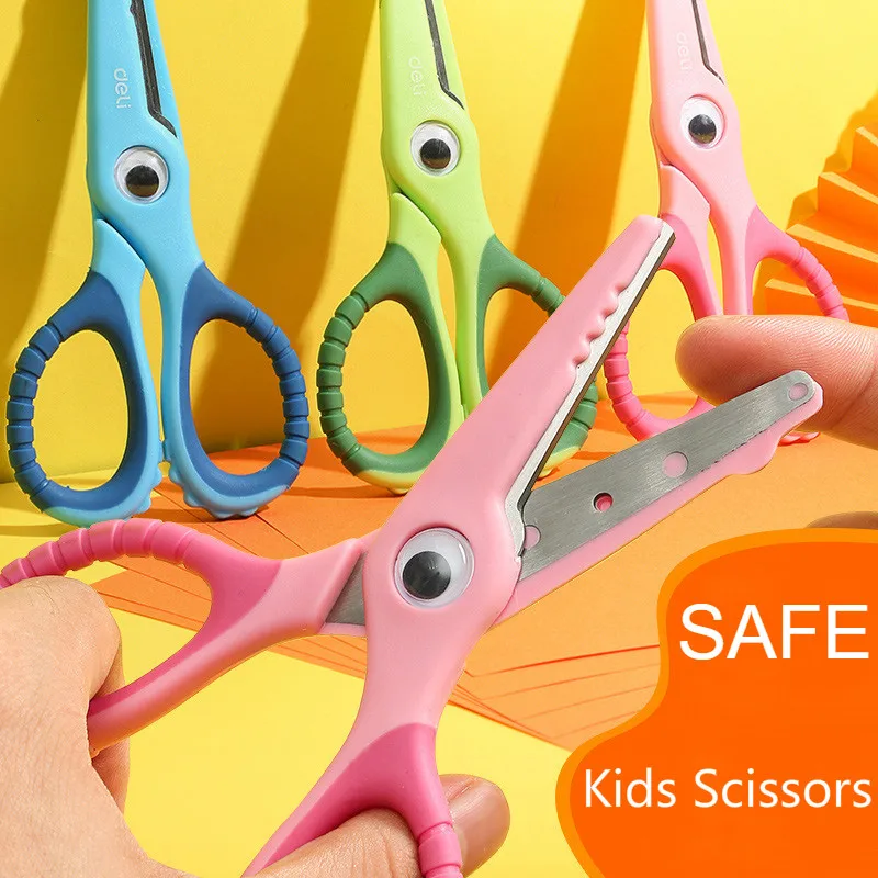 Kids Scissors 4.5" Blunt School Supplies Paper Crafts Choice of 4 Colors_165-041 