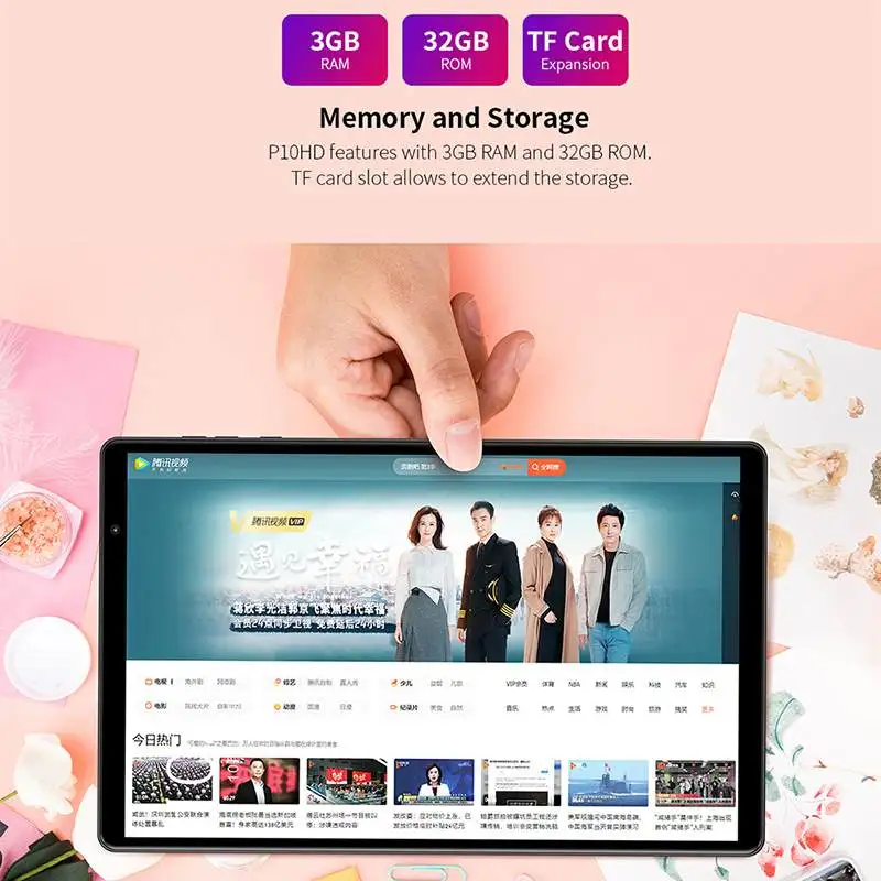 Teclast P10HD 10 1 дюймовый планшет с восьмиядерным процессором SC9863A ОЗУ 3 ГБ ПЗУ 32 Android 9 0