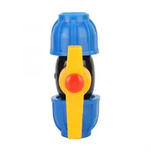 Ручной заподлицо клапан 5 шт. PE соединение водопроводной трубы фитинги шаровой клапан для трубы быстрый соединитель-выключатель 20 мм Электрический магнитный клапан