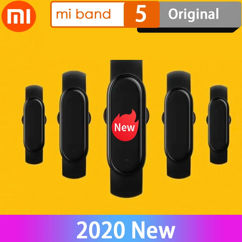 Смарт браслет Mi Band 5 Xiaomi 4 4/5 дюйма nfc 135 мА · ч Bluetooth 0|Смарт-браслеты| |