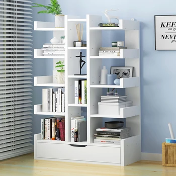 

Bookshelves on The Ground Shelves Simple Modern Provincial Living Room Accommodation Shelves Students Bookshelves Simple