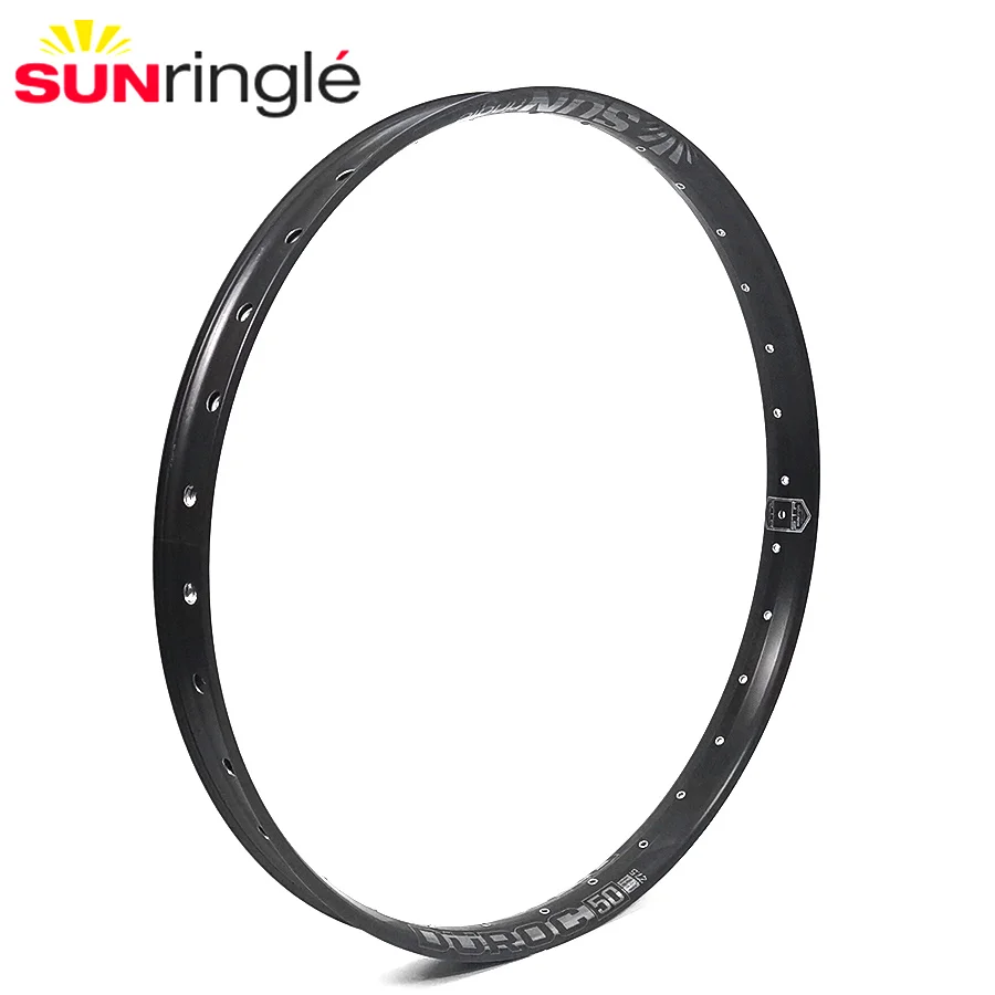 Carbon mtb rims beadlock wheel rim Sunringle DUROC MTB Rim 30 35 37 40 42 50 Aluminium Tires 27.5/29 Inch 28/32H Hoops Sleeved Welded Tubeless Ready Rim Width Rims
