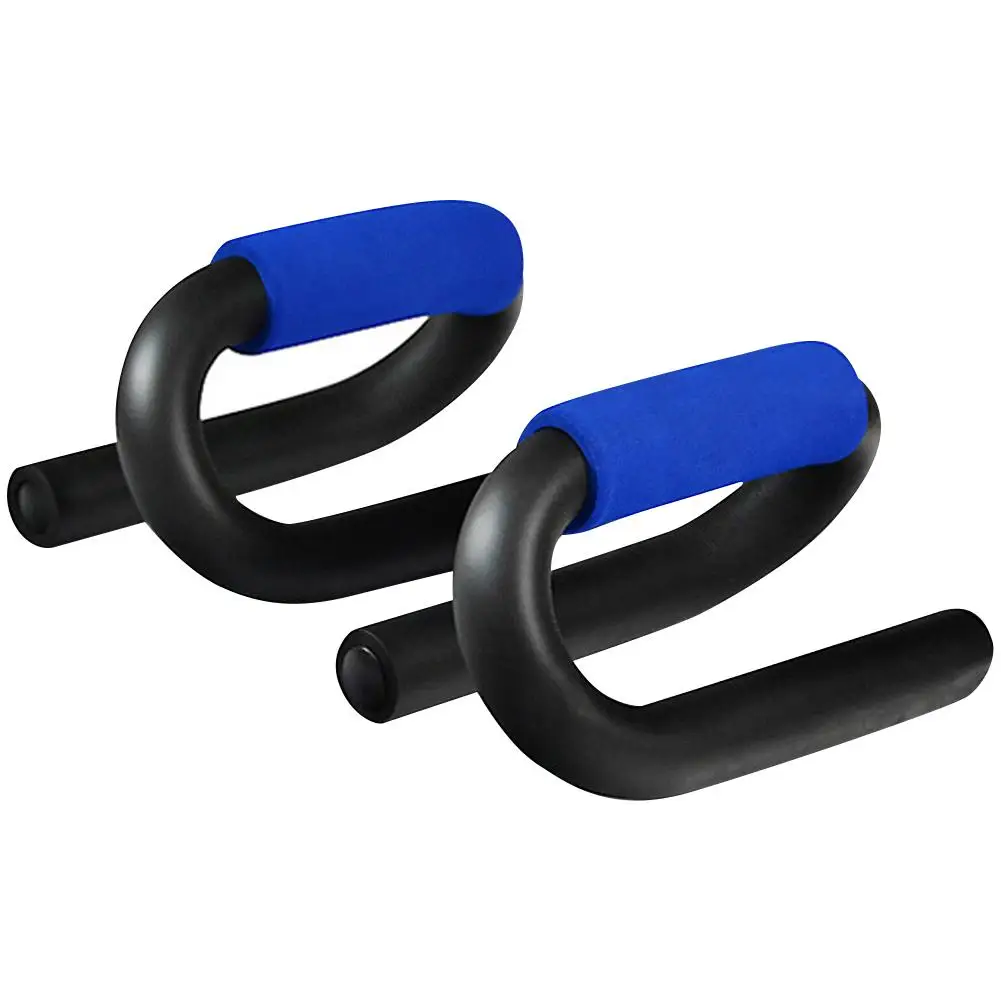 

S-Shaped Push-Up Bracket with Non-Slip Foam Handle Pectoral Muscle Training Fitness Equipment Workout Equipment Rotating Circula