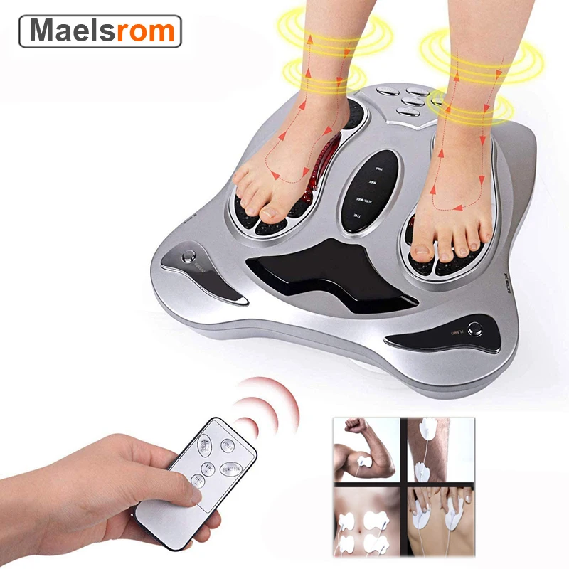 Electric Vibrator Foot Massager With Remote Control Health Care Body Massage Leg Exerciser Bio Shaker Heating Therapy Machine future prophecy body shaker