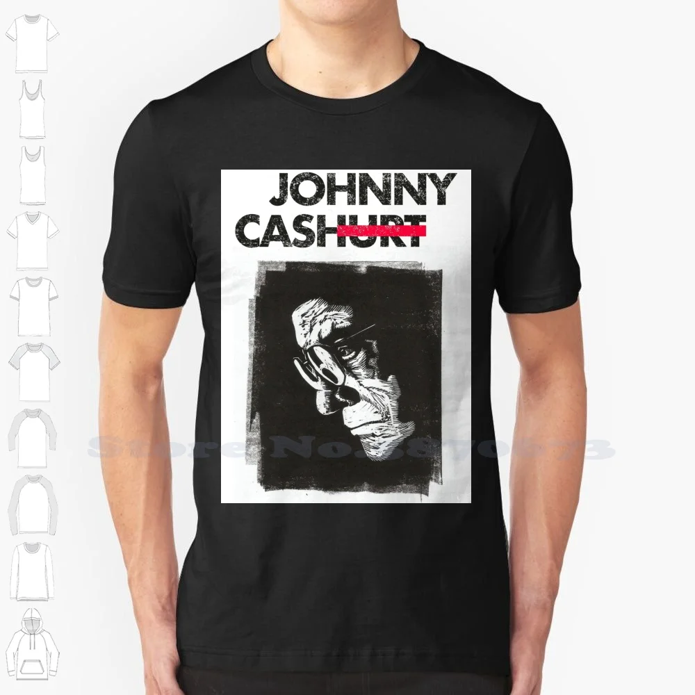 Футболка с изображением Джонни наличных денег на заказ | Мужская одежда