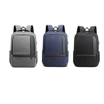 

Laptop Bag Business Men Anti-theft Laptop Backpack Simple USB Charging Backpacks Large Capacity Schoolbags