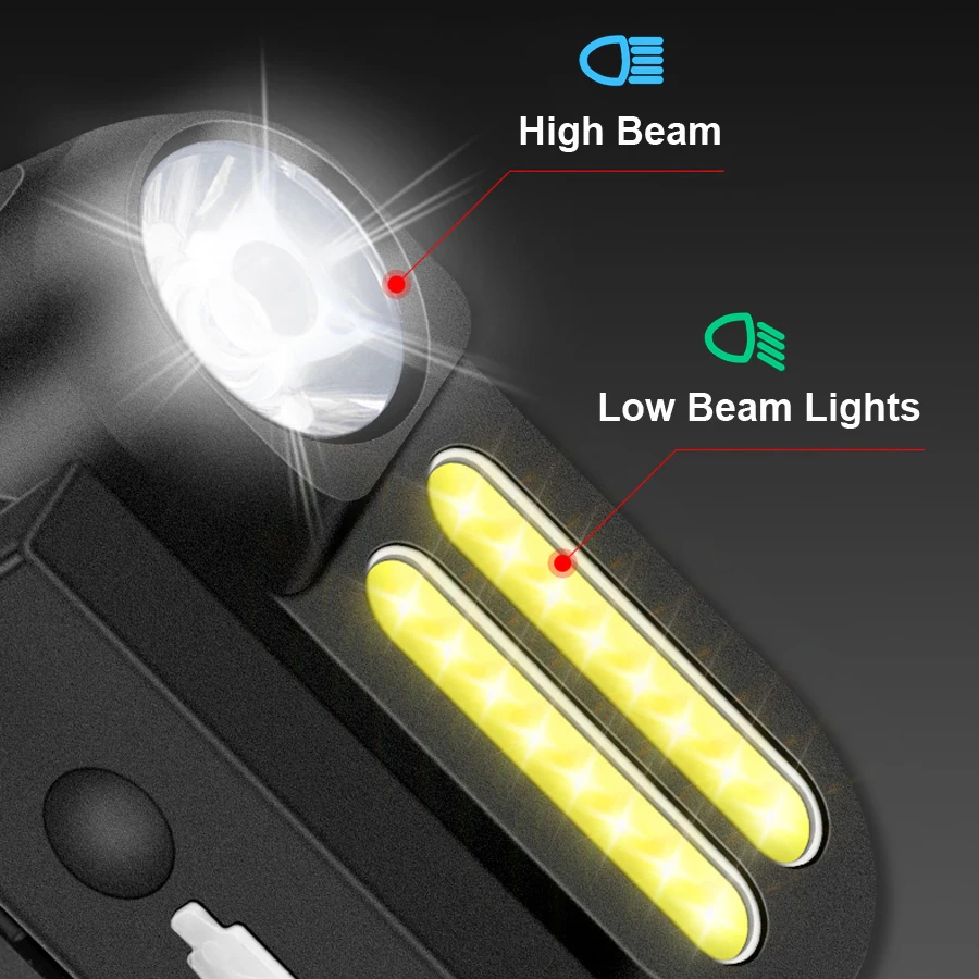 Günstige NEWBOLER LED Taschenlampe Für Fahrrad USB Aufladbare MTB Fahrrad Front Licht 18650 Batterie High Low Strahl Licht Wasserdichte Scheinwerfer