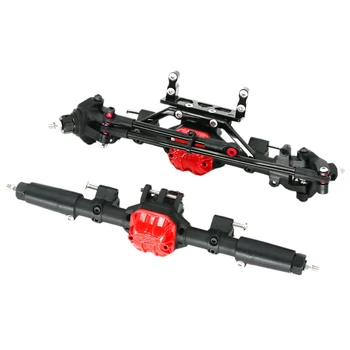 

1 / 10 Remote Control Car Climbing Car Metal Reverse Rotation Axle Assembly for SCX10 90046 90047 D90 RC Model Crawler Car