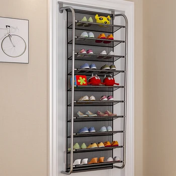 

36Pair Course Door Hanging Shoe Rack 10 Rows Shoe Storage Box Wall Hanging Shoe Rack Hanging In Home Dormitory Shoe Cabinet Rack