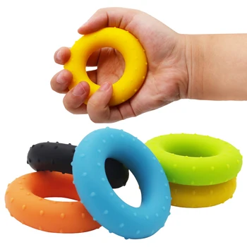 

Finger Massage Silicone Hand Trainer Grip Device Portable Hand Grasp Global Decompression Training Sports Equipment Power Spring