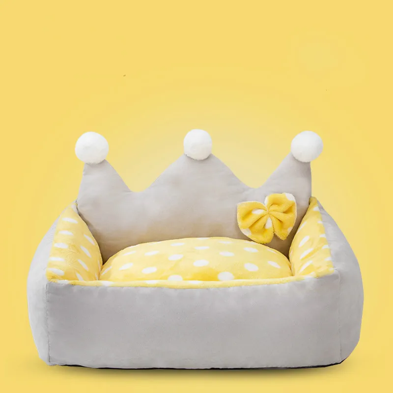 

Removable Teddy Pet Bed Dog Beds for Medium Dogs Hand Wash Breathable 100% Cotton Dog House Bed Cama Gato