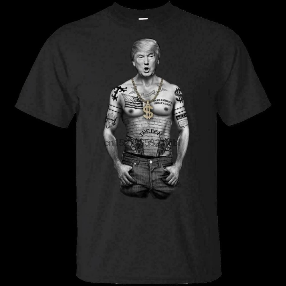 Дональд Трамп 2020 время на выбор Гангстер Swag забавная футболка Новое поступление