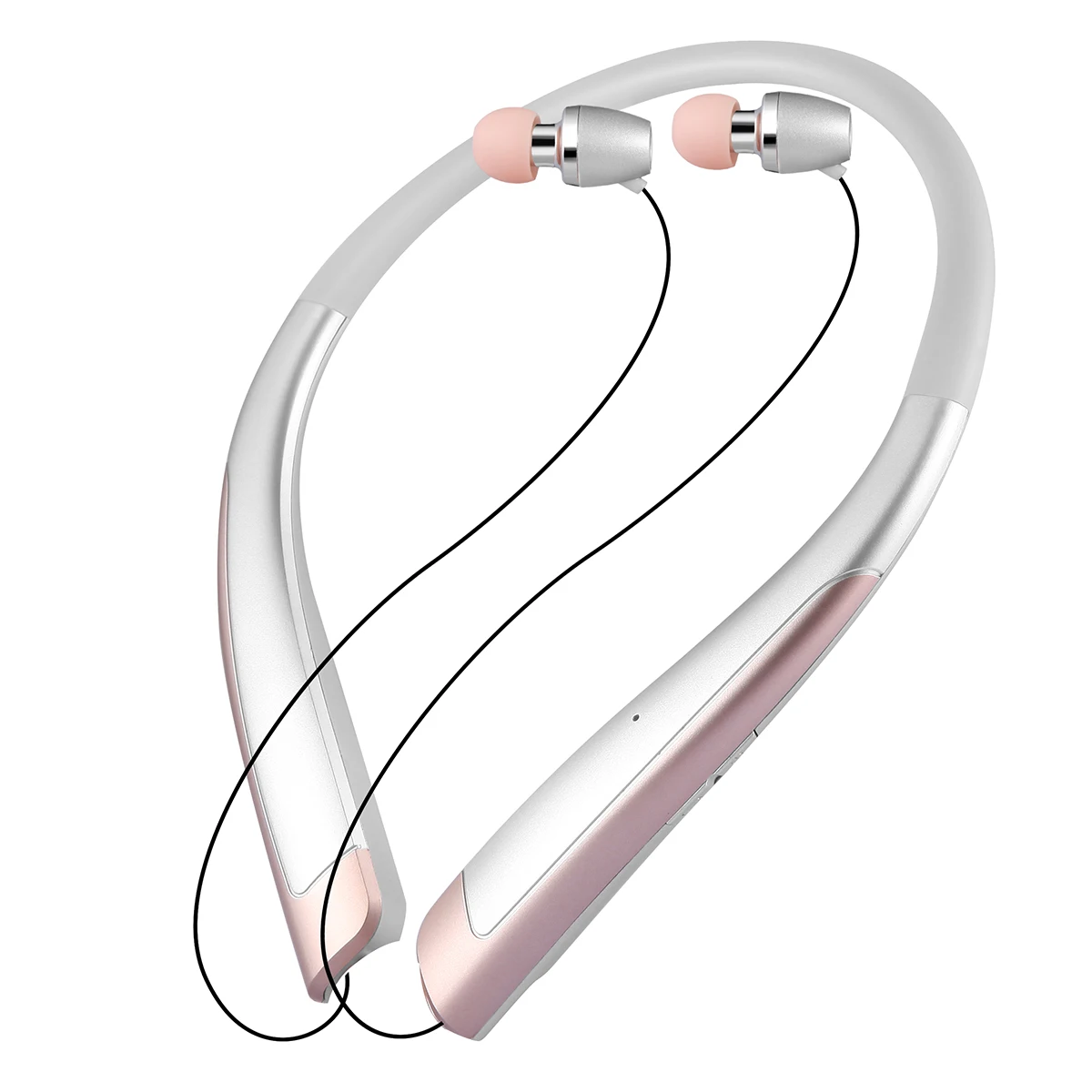 SOONHUA Neckband Headset Sport In-Ear Headsets Wireless BT 4.0 Stereo Earphone With Mic And Charging Cable