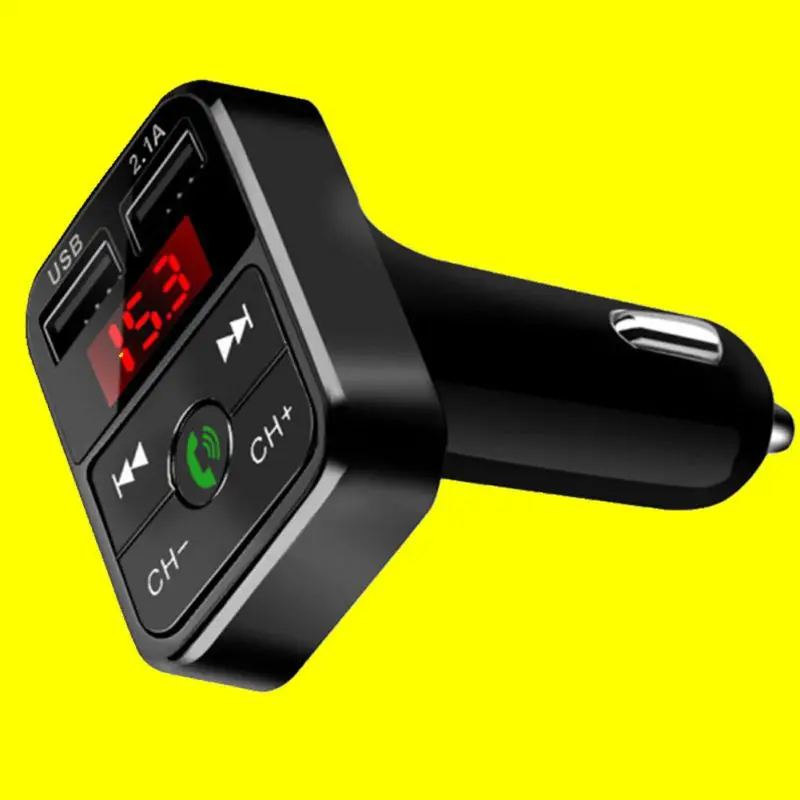 Автомобильный комплект громкой связи Bluetooth беспроводной fm-передатчик lcd MP3-плеер USB зарядное устройство автомобильные аксессуары