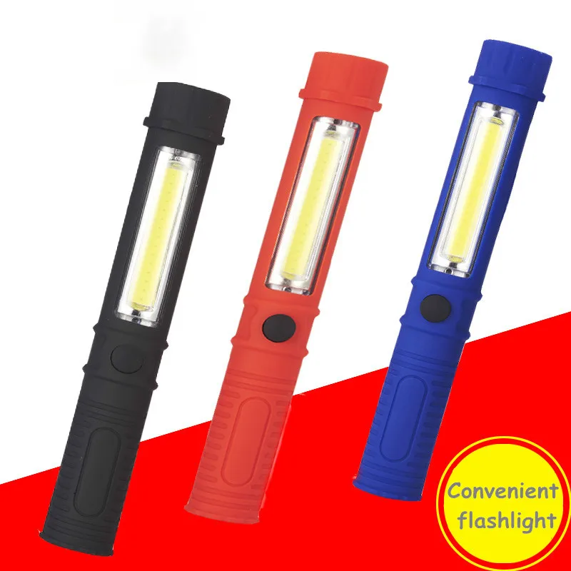 

Work Inspection Light Mini Multifunctional COB LED Maintenance Light with Magnet Pen Light Outdoor Lighting Portable Flashlight
