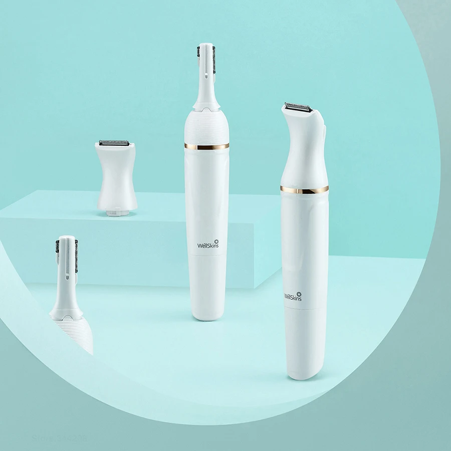 XIAOMI MIJIA WéllSkins WX TM01 бровей Триммер для стрижки волос Беспроводной безопасный