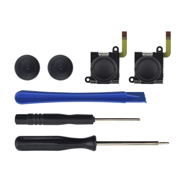 

ABKT-Data Frog 7 In 1 Replacement 3D Analog Joystick Thumb Stick For Nintend Switch Joy Con Controller Sensor Module Potentiomet