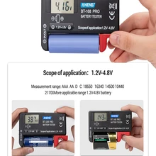 Checkered Button-Cell Display Load-Analyzer Capacity-Tester Lithium-Battery Universal-Test