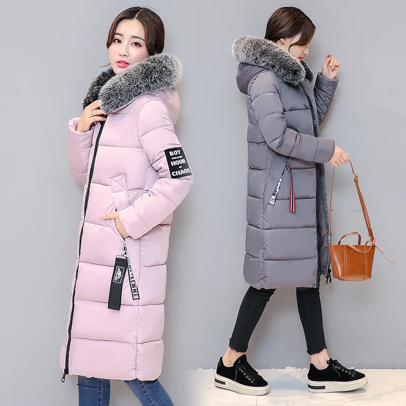 

Winter Korean-style Slim Fit down Jacket Cotton-padded Clothes Winter Coat Thick Cotton-padded Jacket Students Large Size South