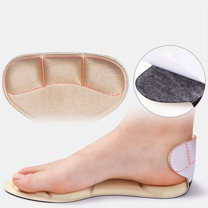 1 Pair Insole women shoe heel pads non slip pad Inserts soft sponge breathable massage woman heel protector insoles for shoes