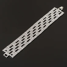 Для женщин Femme модные свадебные ювелирные изделия браслеты YFJEWE Новое поступление Роскошные Стразы Браслеты B154