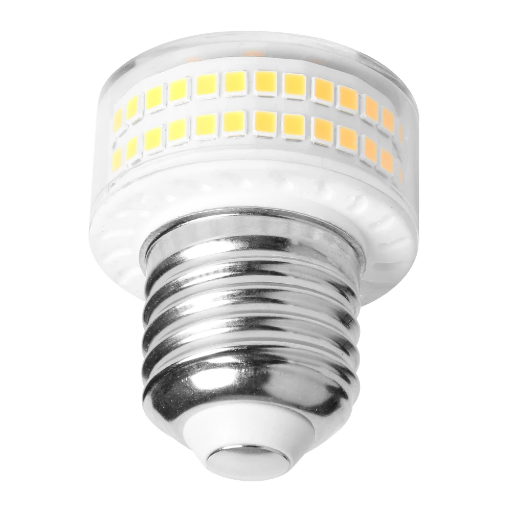 LED E27 Bulb Ceramic Corn Lamp Beam Halogen Spotlights Dimmable SMD2835 360 Hanging Cage Lampshade Ceiling Light
