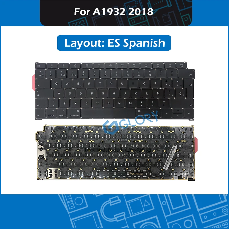 New Spain standard Keyboard For font b Macbook b font Air 13 3 A1932 Keyboard ES