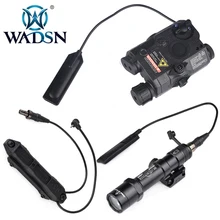 WADSN Softair флэш-светильник SF M600B мини-светильник для скаута+ LA-PEQ15 в красную точку ИК-лазер белый светильник тактический переключатель пусковой площадки с увеличенным давлением