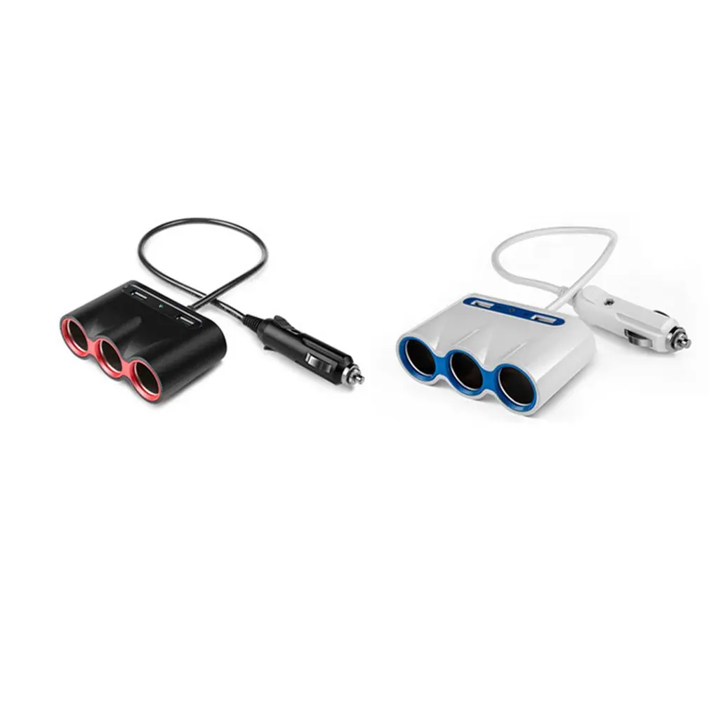 12 V-24 V Автомобильный Прикуриватель разъем светодиодный USB Зарядное устройство адаптер 3.1A обнаружения для телефона MP3 DVR аксессуары
