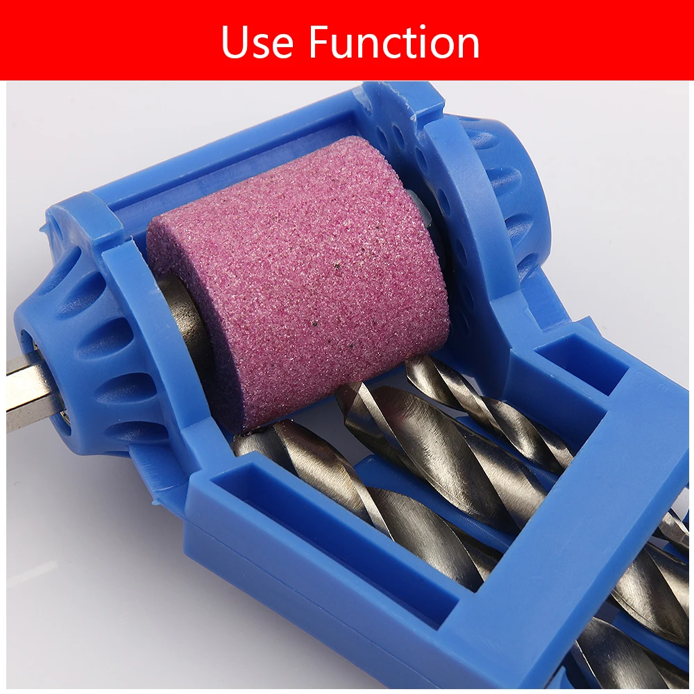 Azul o naranja corindón de rueda poco herramienta portátil afilador de brocas para taladro Broca helicoidal máquina de afilar 2-12,5mm