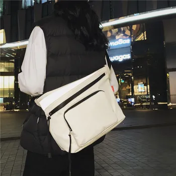 

Original design Bag women's Crossbody multi layer tooling bag retro reflective personalized chest bag large capacity men's bag