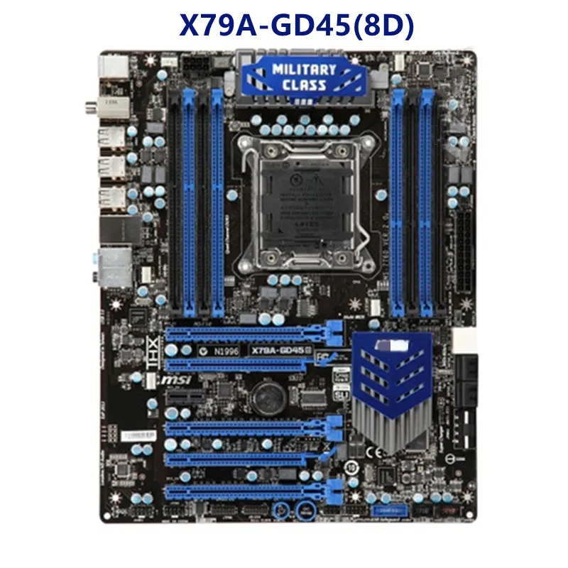 For MSI X79A-GD45(8D) Motherboard LGA 2011 DDR3 Intel X79A X79M Desktop Mainboard SATA III PCI-E X16 Used | Компьютеры и офис