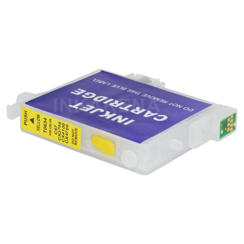 Пустой пополняемый картридж T0631 для струйного принтера Epson Stylus C67 C87 C87PE CX4100 CX4700 CX3700