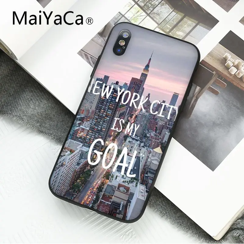 MaiYaCa Нью-Йорк Таймс Сквер такси чехол для телефона для iphone 11 Pro 11Pro Max 8 7 6 6S Plus X XS MAX 5 5S SE XR - Цвет: A9