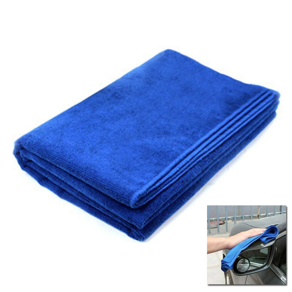 

Car Detail Soft Microfiber cleaning Towel wash tool Blue For Car Cleaning Waxing Wax Collection 30*70cm