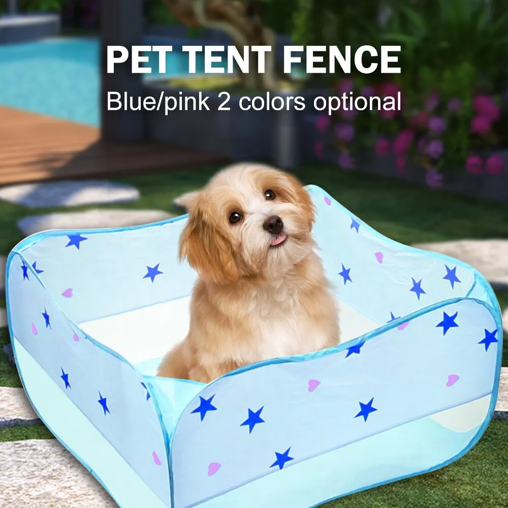 

Portable Outdoor Kennels Fences Pet Tent Houses For Small Large Dogs Foldable Playpen Indoor Puppy Cage Dog Crate Delivery Room